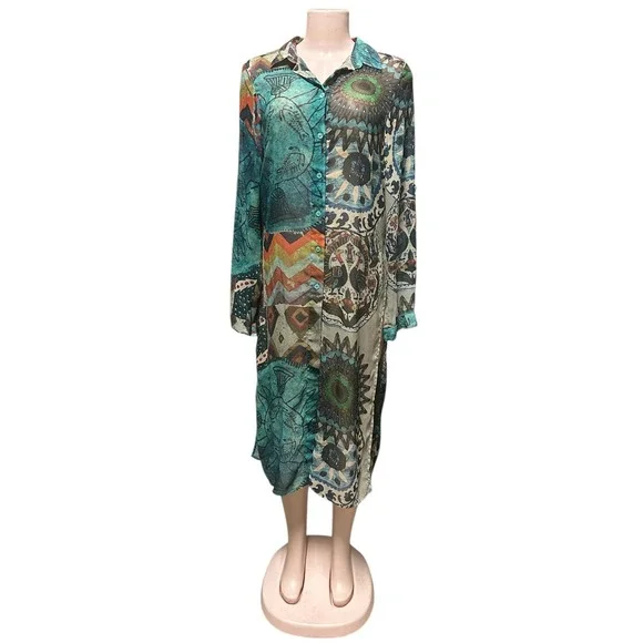 desigual boho dress Desigual Women's Tropical Halter Neck Maxi Dress at Amazon Women's Clothing store